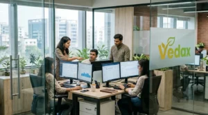 Indian Professionals Working on Office